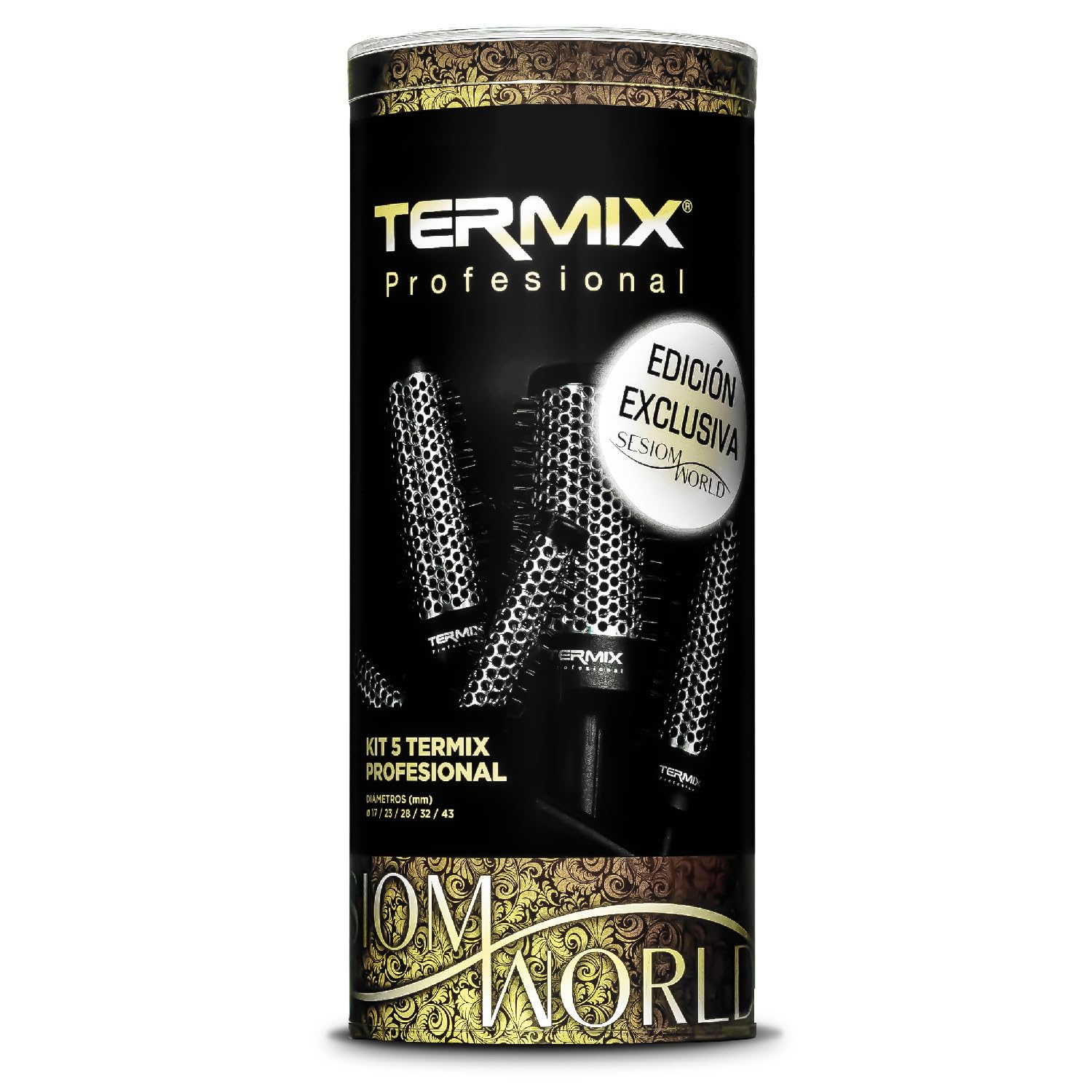 Pack 5 Cepillos Termix Profesionales con pinzas y paletinas Edición Limitada sesioMWorld®, 1 unidad
