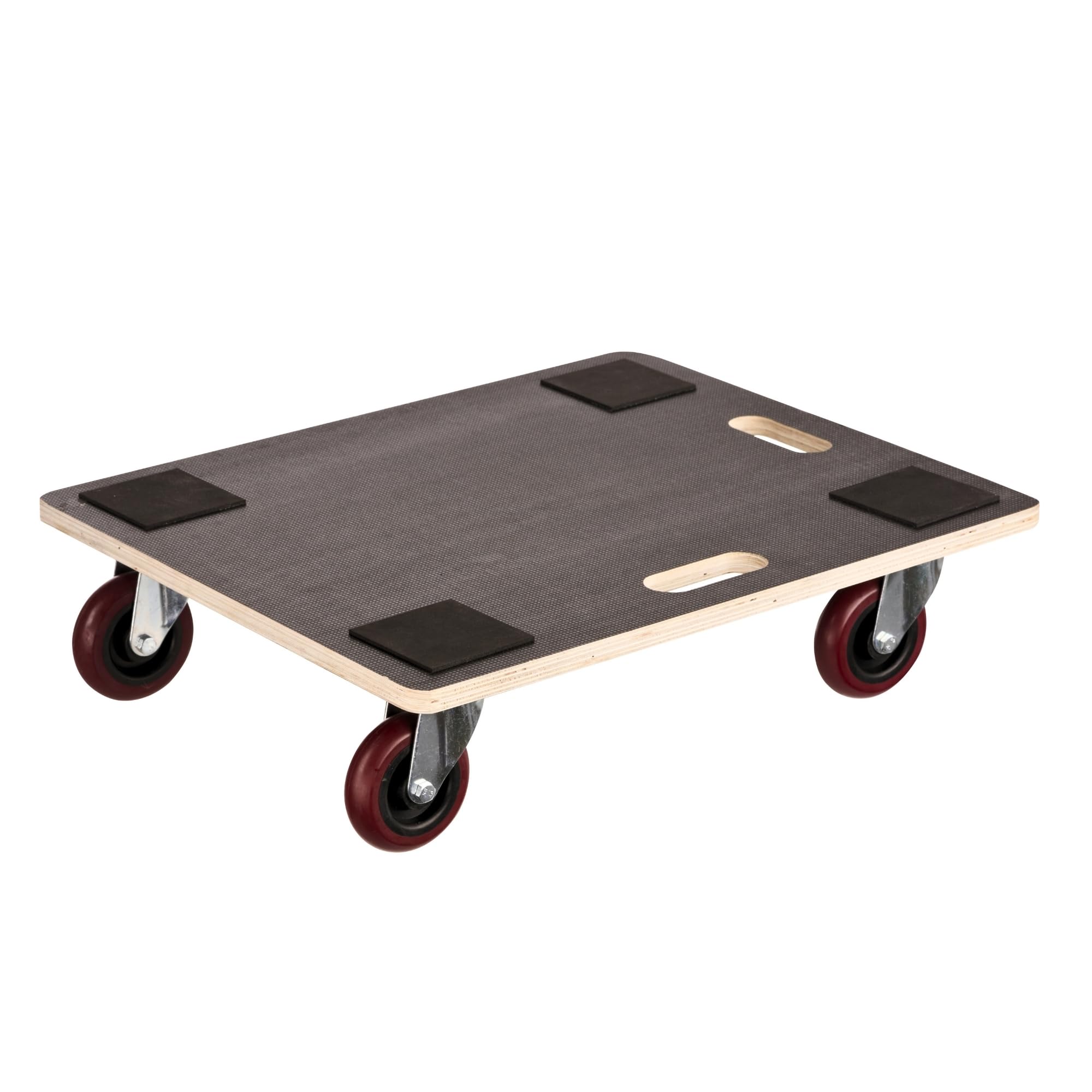 Move It Black Move-It Dolly Trolley Heavy-Duty 320Kg Load Capacity, 59X49cm Flat Platform Cart For Moving Appliances Furniture Equipment