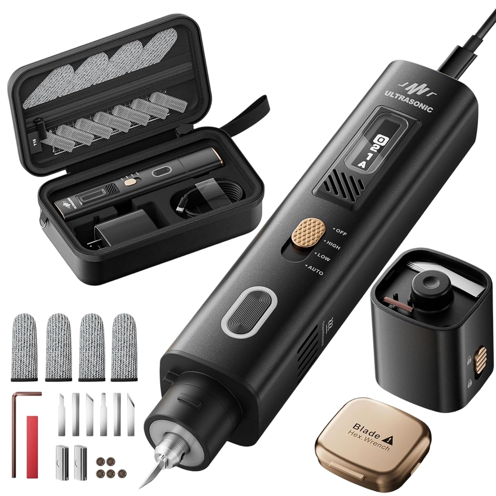 超音波カッター 2-in-1 Ultrasonic Cutter Pro Amazon | DBJRP 2-IN-1 超音波カッター、毎秒40000回の切断を実現する