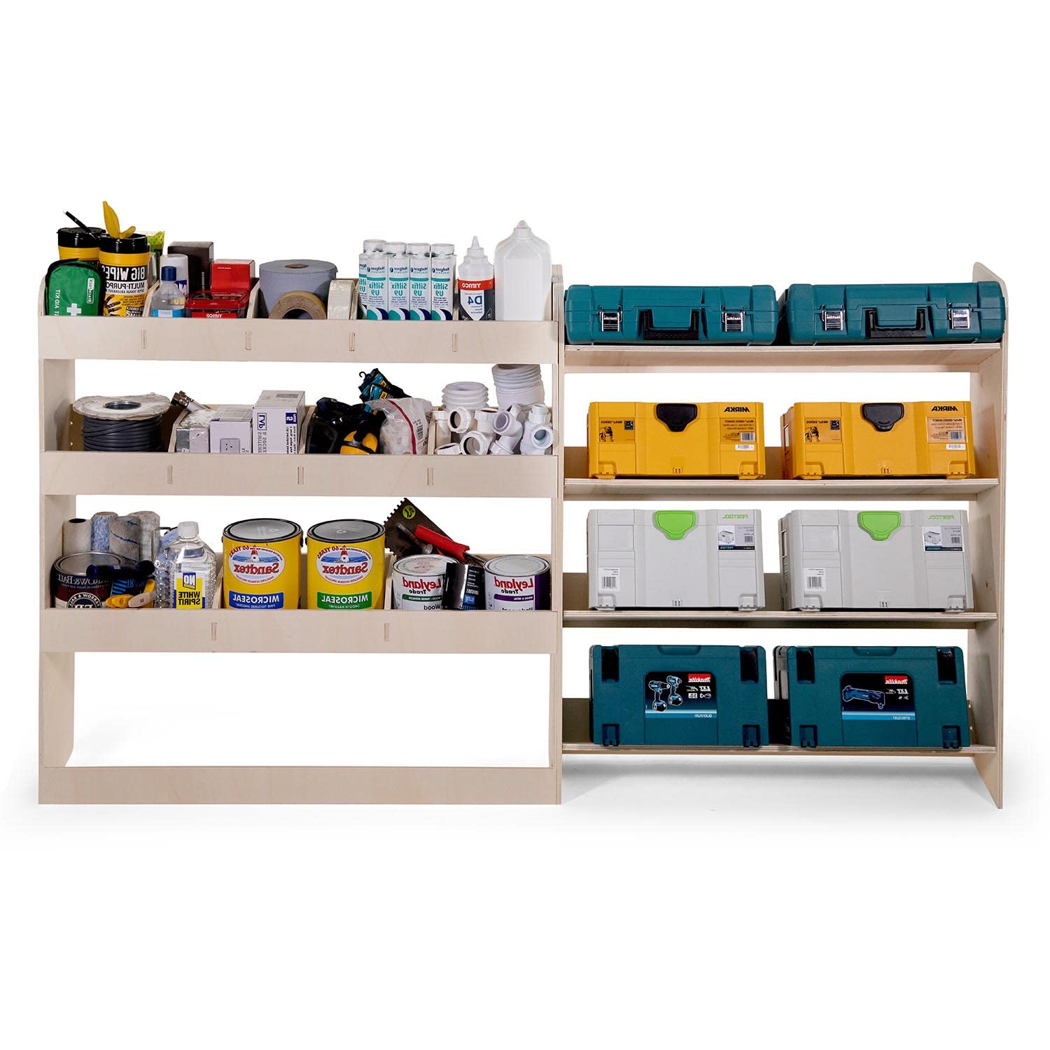 VANIFY - Scaffali per Furgone Renault TRAFIC L2 2015+ Caja de herramientas y estantería trasera