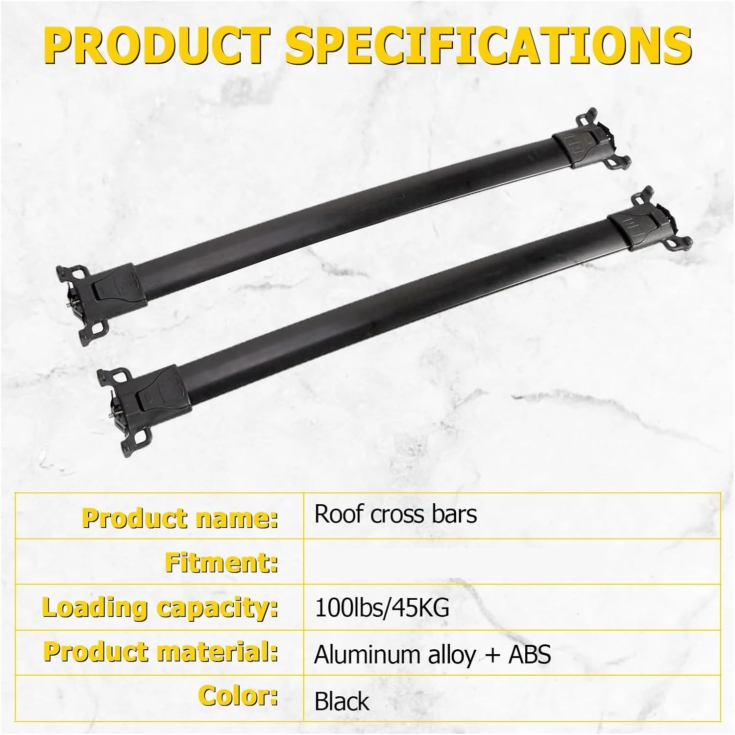 Car Roof Rack, Car Roof Rack Cross Bars Compatible for Honda Pilot 2009-2015 Aluminium Alloy SUV Luggage Carrier Kayaks Bike Canoes Rooftop Holder