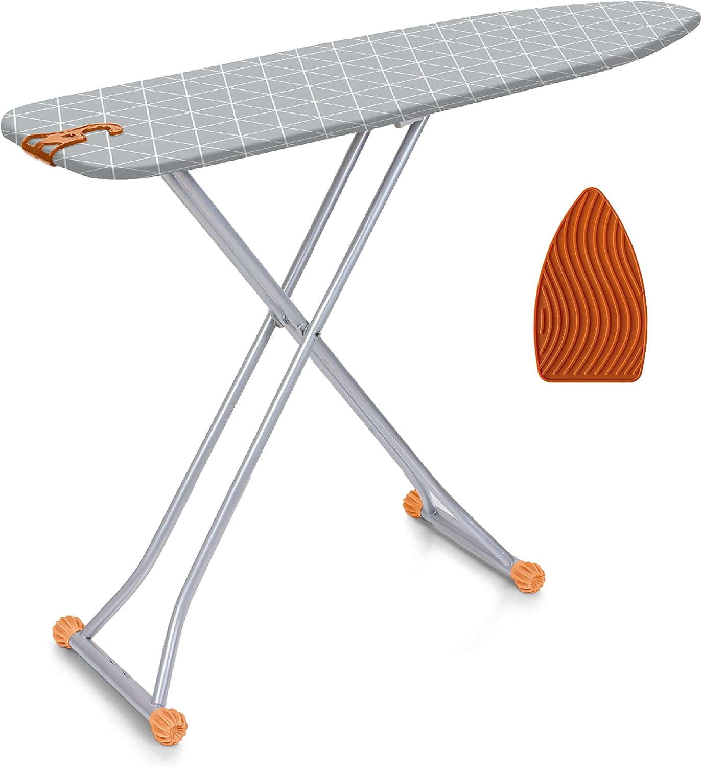 happhom Compact Space Saver Ironing Board with Extra Thick Heavy Duty