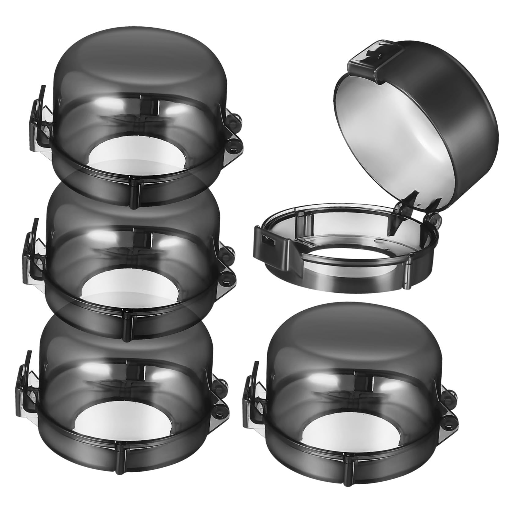ULDIGI Stove Knob Safety Covers 5pcs Oven Knob Guards Stove Guard Child Proofing Heat Resistant Adhesive Installation