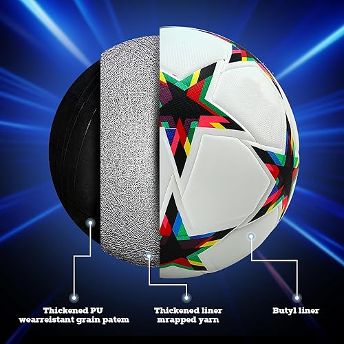 Miniatura 6 de Balones de fútbol de la Copa de Europa Tamaño 5