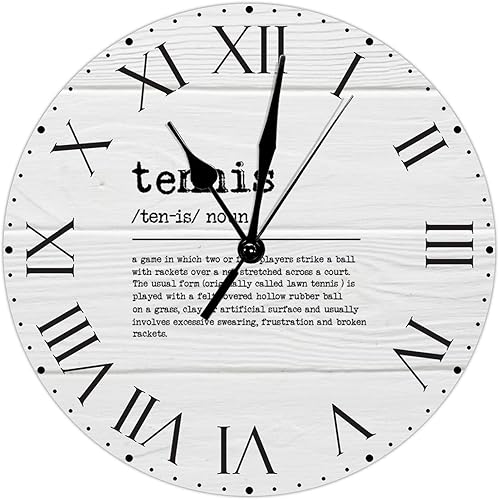 Miniatura 90 de Reloj de PVC con definición psicológica, reloj de pared grande con números romanos inspiración, refranes de inspiración de 12 pulgadas, significado