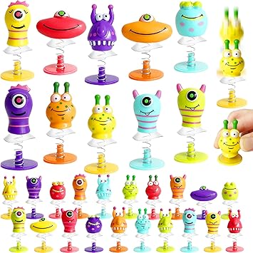 30 PCS Spring Launchers Toys,Big Eye Monster Jumping Popper Toy,Pop Up Bouncy Spring Toys for Kids,Pinata Toys,Goodie Bags,Classroom Prizes