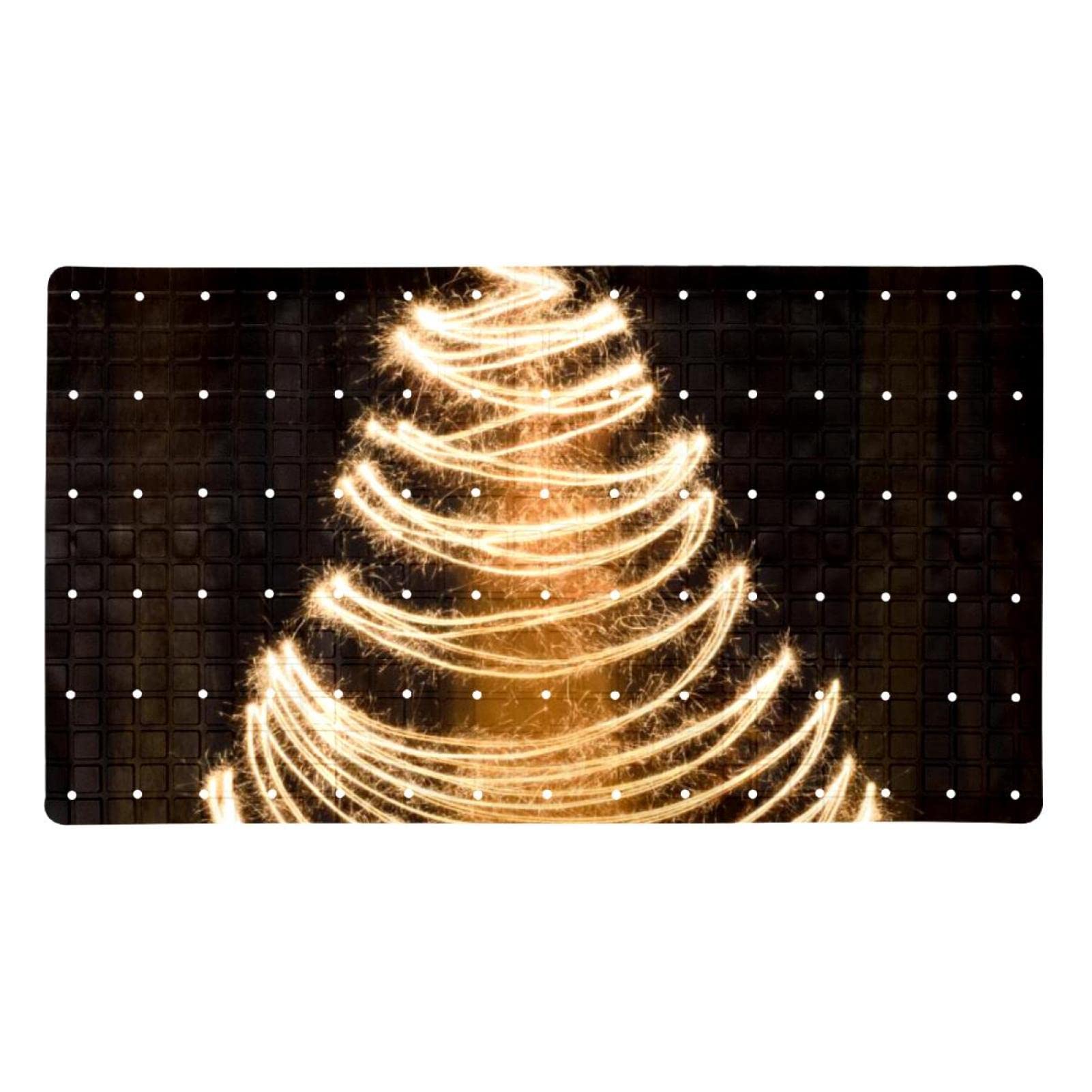 Tapis de bain antidérapant pour illuminer votre décoration de Noël