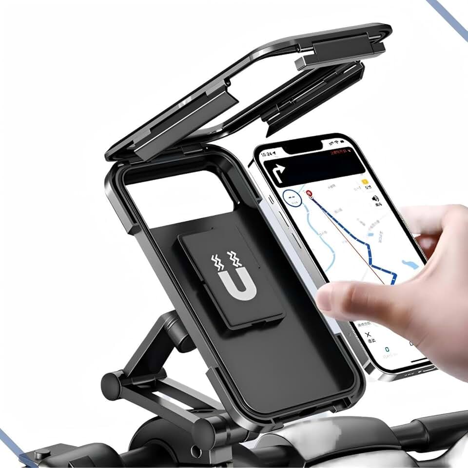 Suporte Celular Para Bike E Moto Guidão, Impermeável, Antifurto E Antichoque, Uso Externo, Universal, Para Ciclistas E Motociclistas