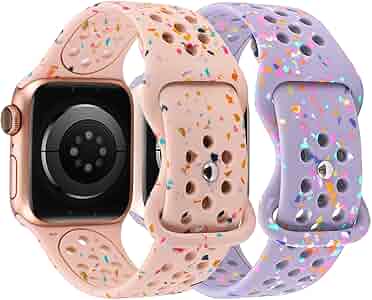 Amazon.com: Haugboag 2 Pack Sport Silicone Bands Compatible