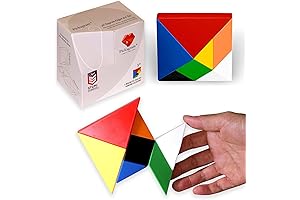 Pickagram Tangrams for Kids Ages 8-12 & Adults: Educational STEM-Certified Magnetic 3D Tangram Puzzles