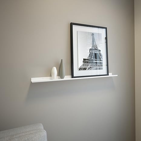 long white picture ledge