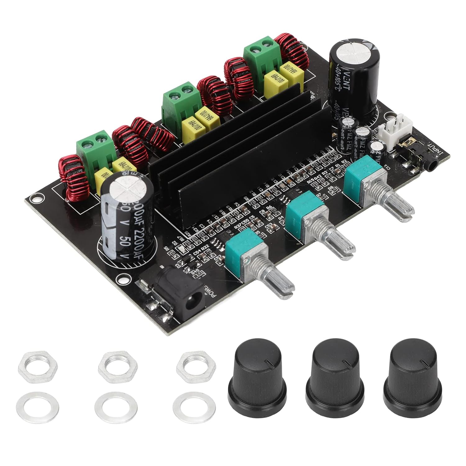 Digital Power Amplifier Board, High Efficiency 80W+80W+100W PCB