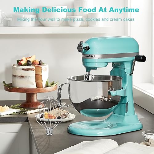 Miniatura 7 de Batidor de alambre para batidora de pie KitchenAid, repuesto de batidor airkitrep K5AWW, accesorio de acero inoxidable de 6 cables, batidor de globo