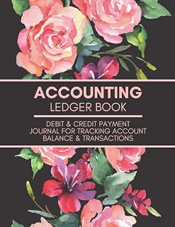 Accounting Ledger Book: Debit and Credit Payment Journal for Tracking Account Balance & Recording Daily Financial Expenses | Transaction Tracker ... for Business & Personal Use