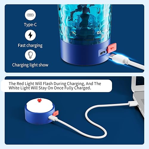 Miniatura 6 de Botella eléctrica de proteínas botellas cocteleras de 24 onzas para mezclas de proteínas tazas cocteleras para batidos de proteínas y accesorios de