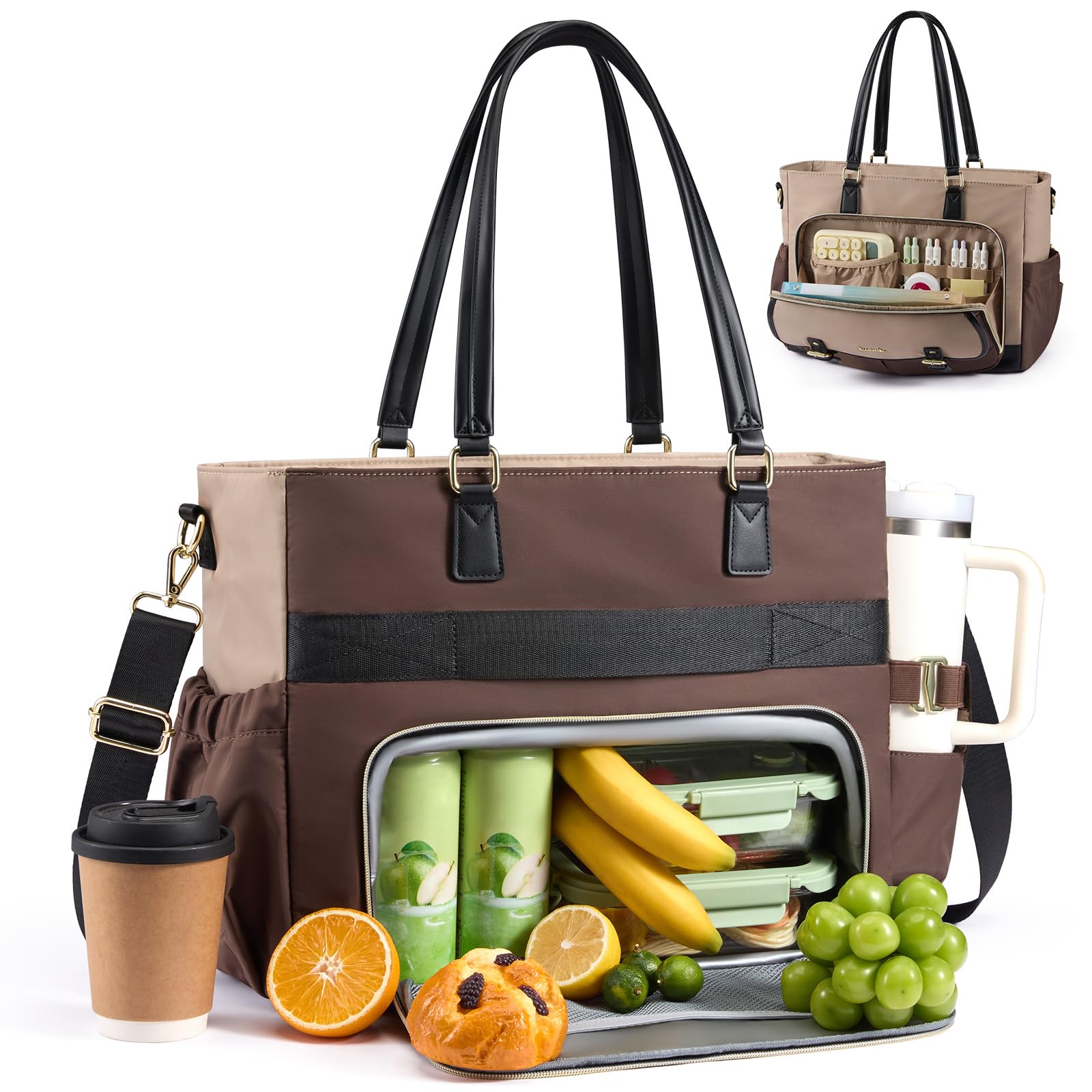 LOVEVOOK Tote Bag for Women, Work Laptop Bag for Teachers and Nurses