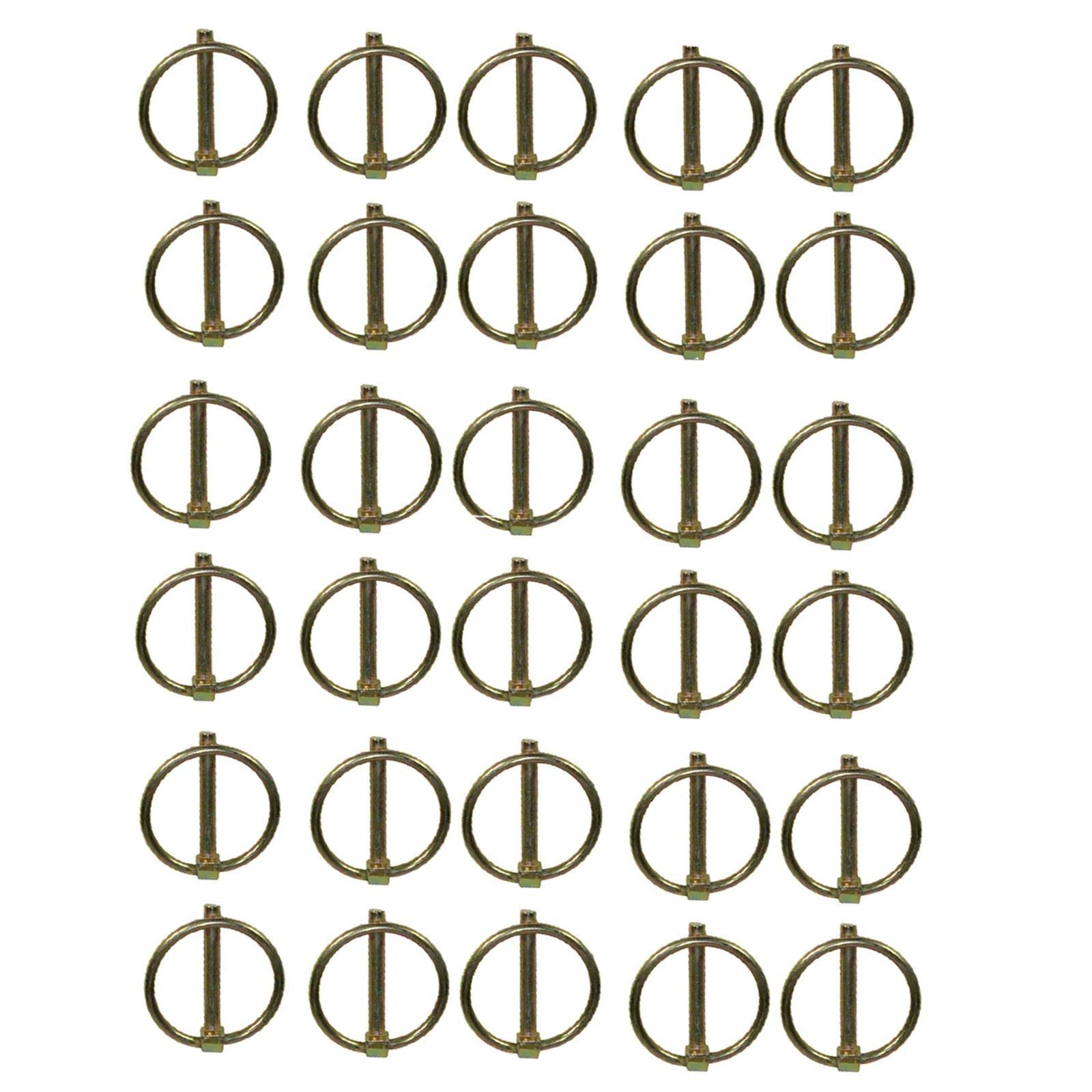 4.5mm Lynch Pins Clips Fasteners Linkage Locking Pins Tractors Trailers 30pc