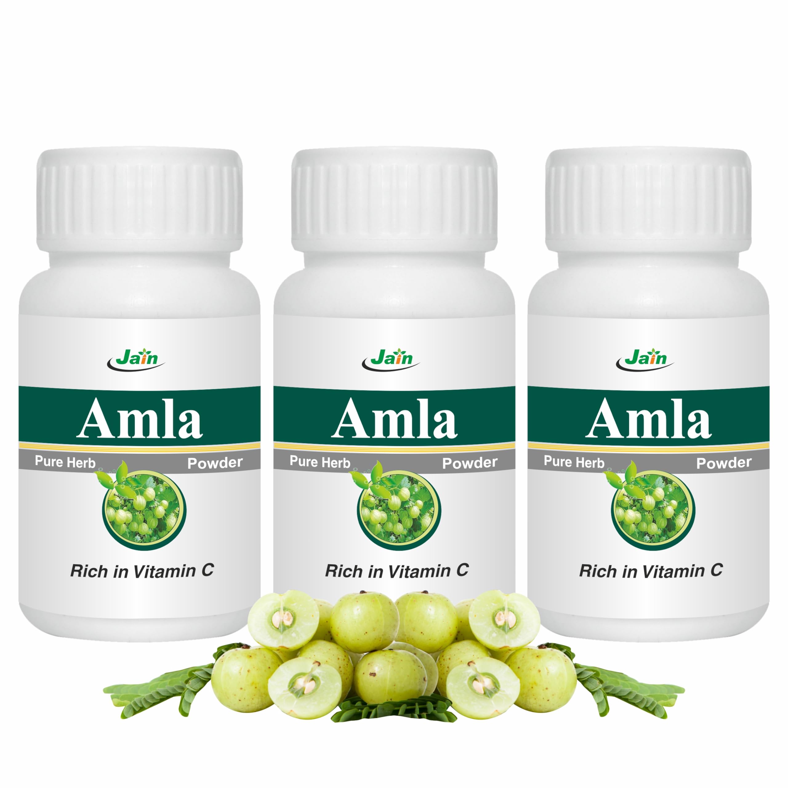 Jain Amla Powder 100g (Pack of 2) | Natural Indian Gooseberry Powder for Hair, Skin & Immunity Support, Rich in Vitamin C, Ayurvedic Herbal Supplement — Amazon image 8