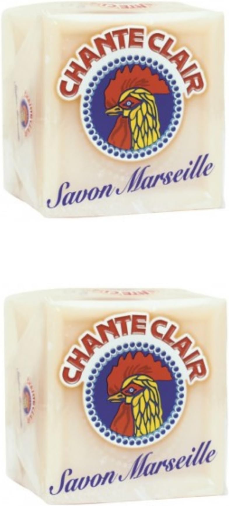 Chanteclair: Marseille Laundry Hand Wash Bar Soap 250 g/8.45 fl.oz, Pack of 2