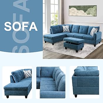 Amazon.com: Plithzy 97 Inch Sectional Sofa Couch, L Shaped Couch