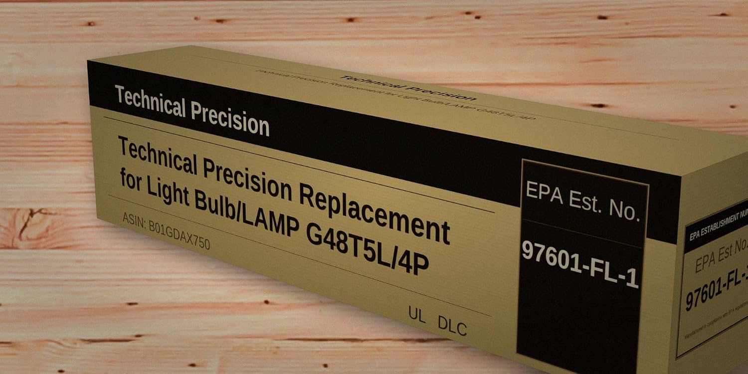 Technical Precision Replacement for Light Bulb/LAMP G48T5L/4P