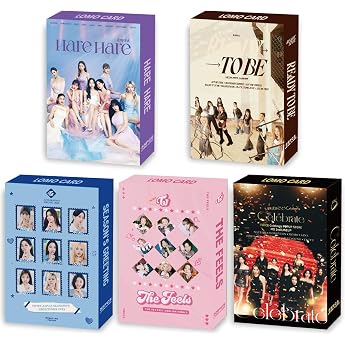Twice Lomo Card Kpop Photocards Greeting Card with Postcard Box Pack of 5 / 275