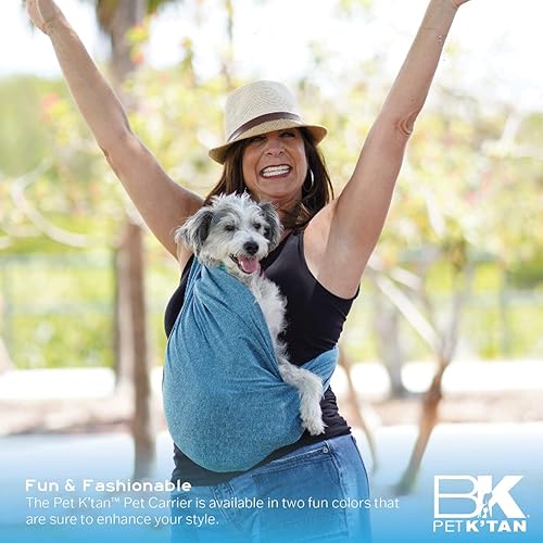 Miniatura 7 de Pet K'tan - Transportador suave para mascotas pequeñas a medianas  Transportador suave para mascotas para gatos y perros  PawQuamarine, XS