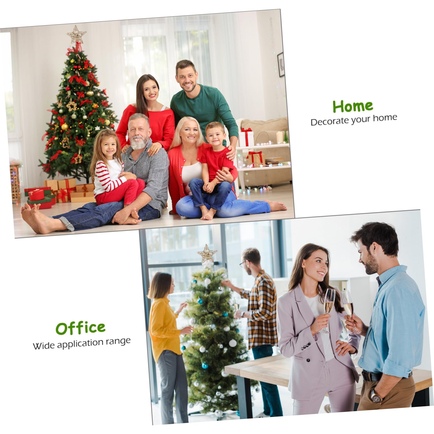 IMIKEYA 40 Stück Weihnachts Strohdekorationen Schneeflocken Ornamente Große Stroh Weihnachtsdekorationen Weihnachtsbaum Anhänger Weihnachten Christbaumkugeln Kugeln Weihnachts