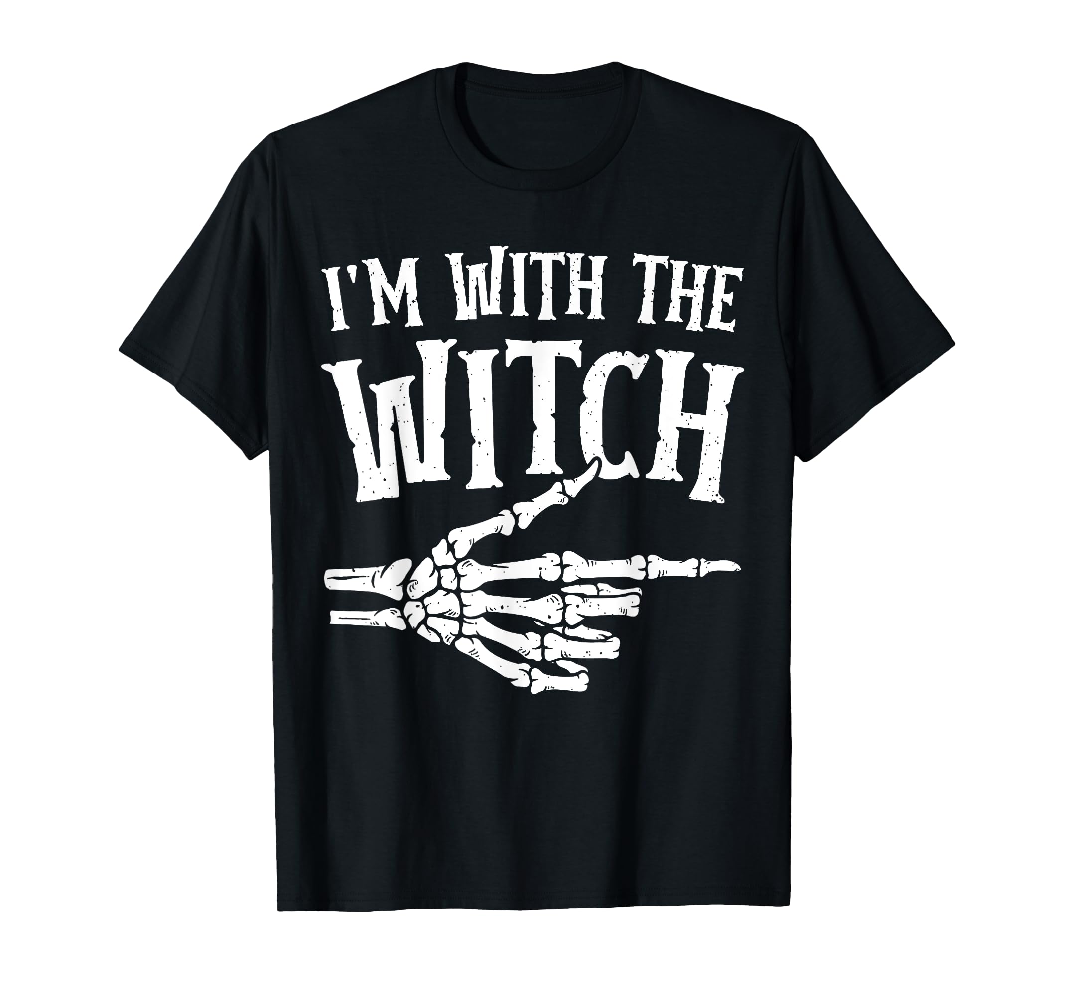 Funny Halloween Costume tee I'm with the WitchI'm with the Witch Funny Halloween Costume T-ShirtOEKO-TEX STANDARD 100