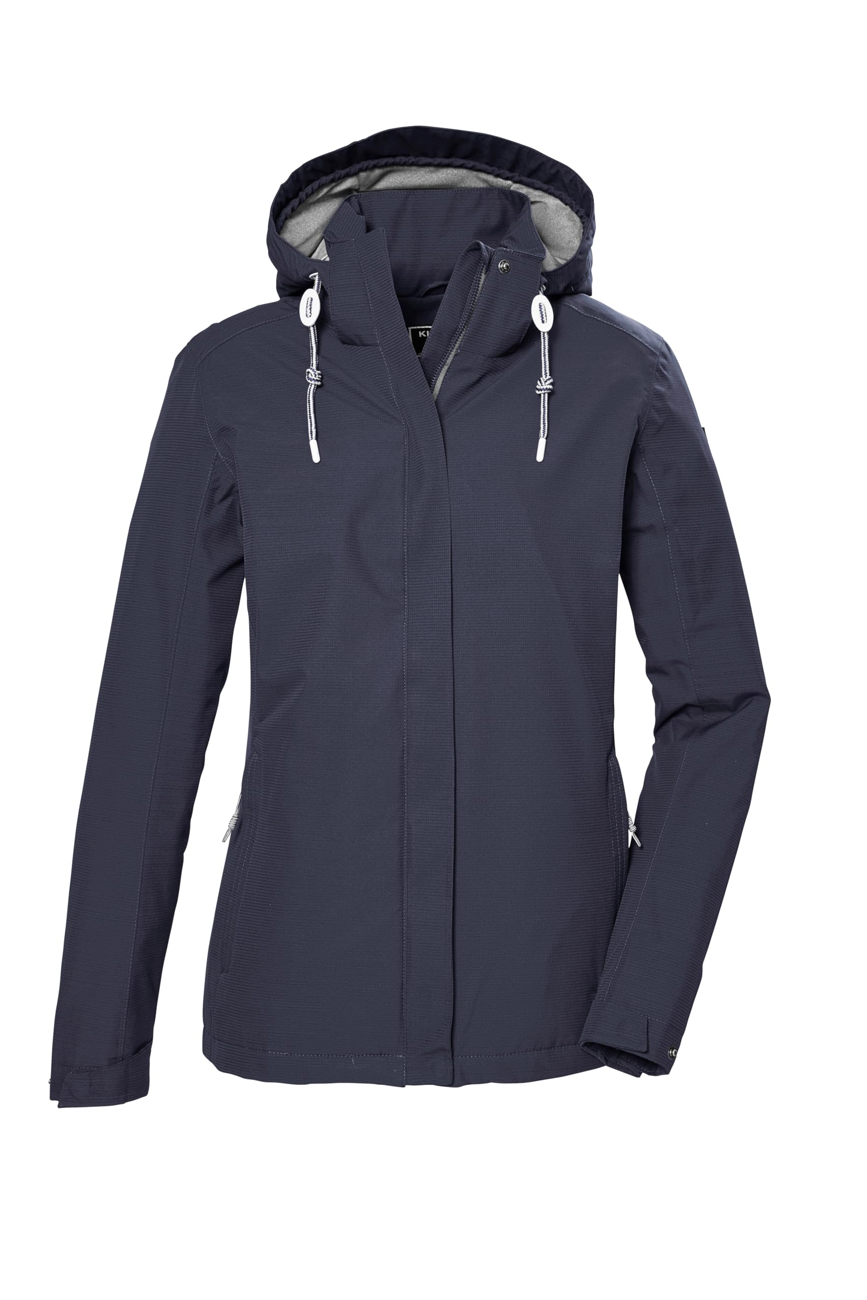 Veste imperméable femme Killtec Kos 61 avec capuche amovible pour extérieur