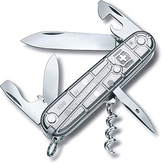 Victorinox Spartiate Couteau de Poche, Lame, Tire-Bouchon, Ouvre-Boîte