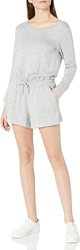 Splendid Women's Maya Romper, Heather Grey, S