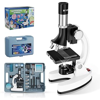 Laboratory Microscope for Children from 10 Years USCAMEL 1200X Microscope Students