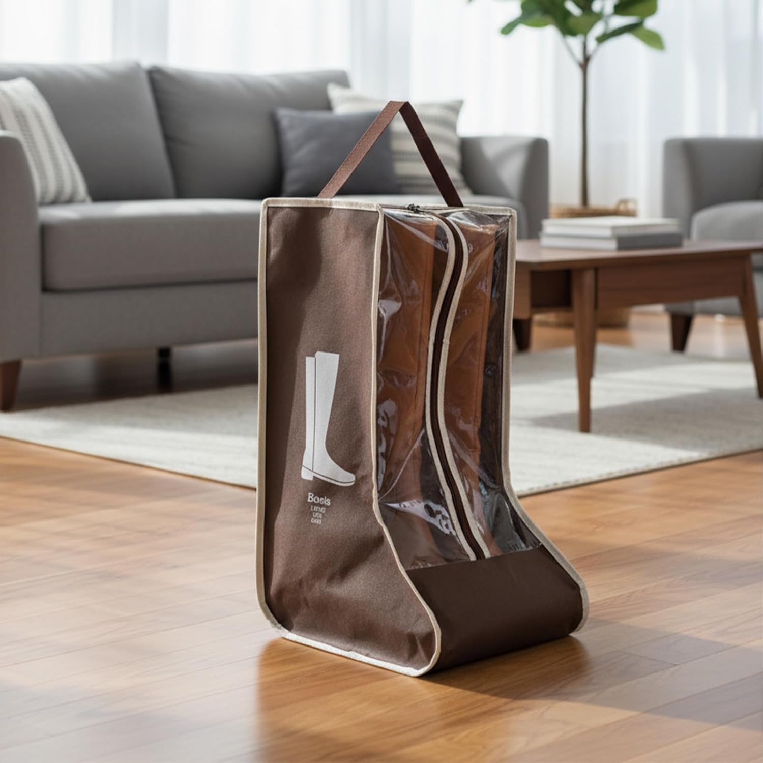 2pcs Boot Bags for Cowboy Boots Portable Boot Storage for Travel Dust Proof Boot Storage Organizer Tall Boots Shoe Cover Protector Bag - Image 8