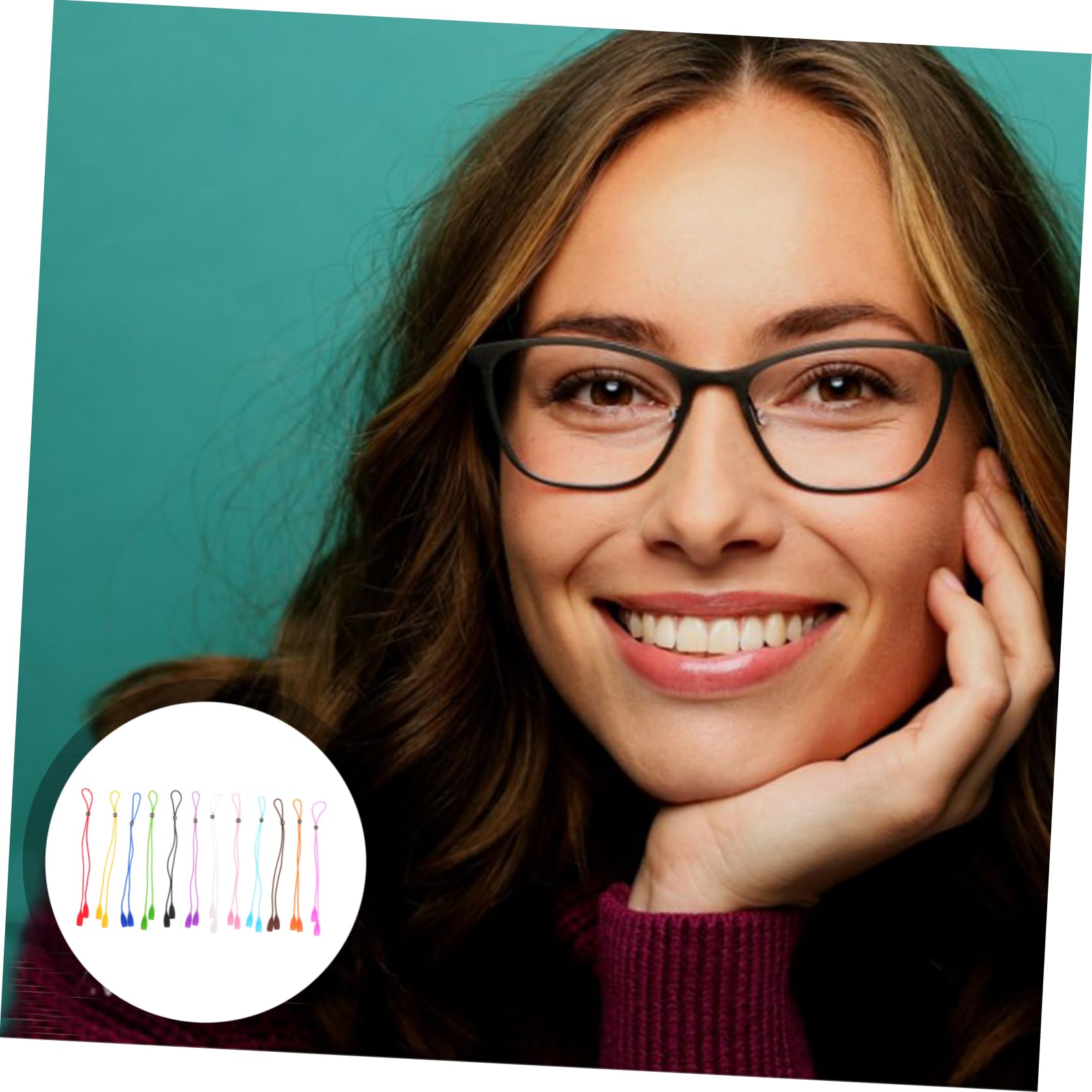 OSALADI Lot De 3 Cordons De Lunettes Réglables Pour Hommes Et Femmes 12 Pièces X 3