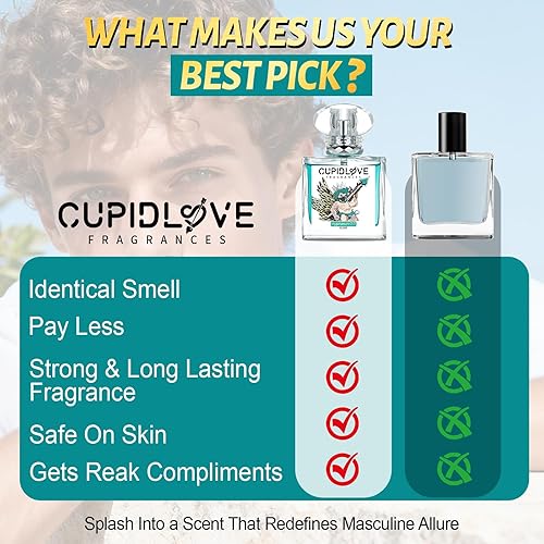 Miniatura 4 de CUPIDLOVE Eau De Parfum Spray - Colonia de feromonas para hombre, perfume de larga duración, regalo ideal para hombres para ocasiones especiales y