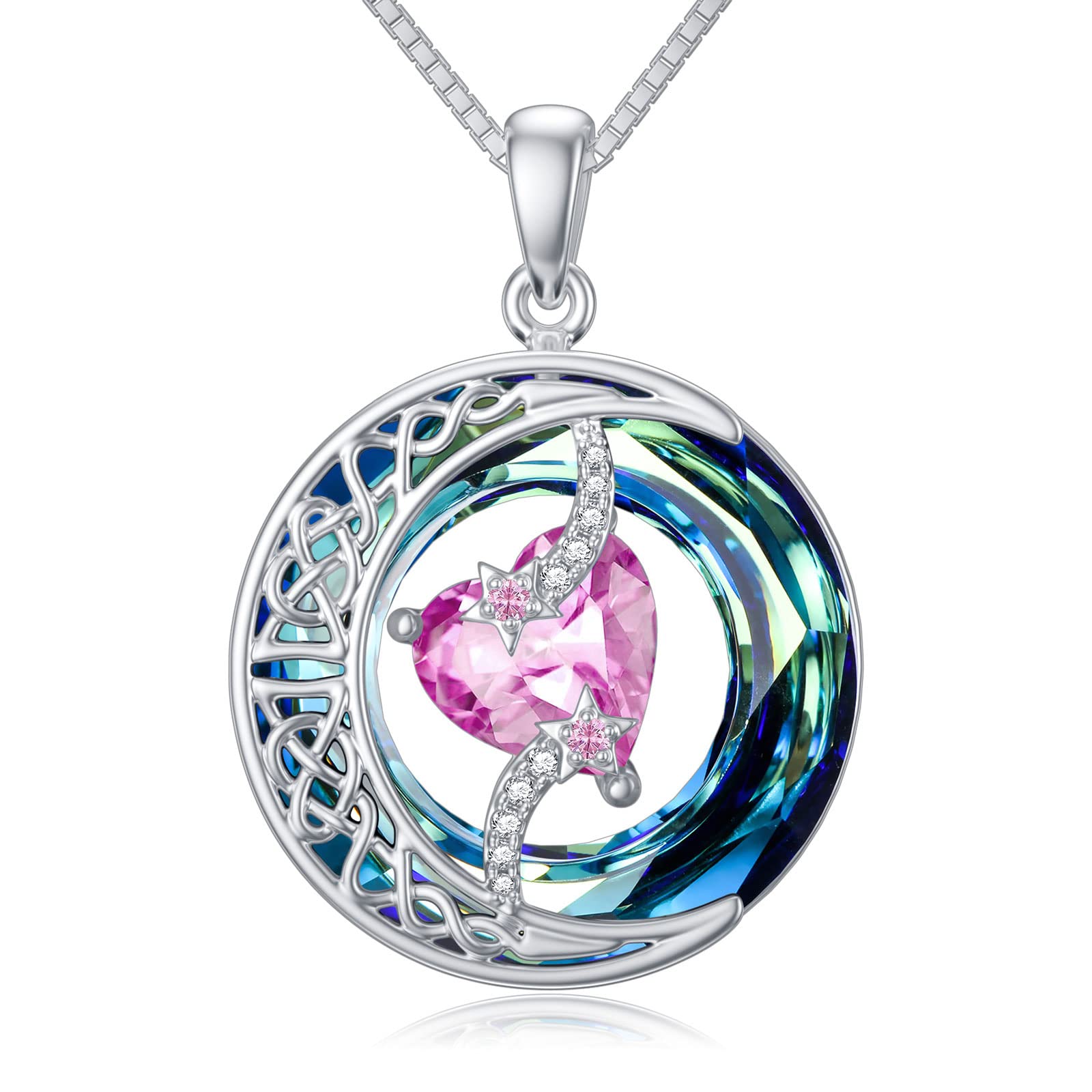 TOUPOP Birthstone Necklace