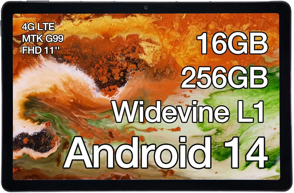 تابلت باد P2 اندرويد 14 بشاشة 11 بوصة FHD وايدفاين L1 من ايه جي ام،ذاكرة RAM 16 (8+8) GB + روم 256GB / 2TB TF،هيليو G99 ثماني النواة، 4G ثنائي شرائح الاتصال 5GHz واي فاي/بوصلة/GPS/50MP+8MP مع واقي