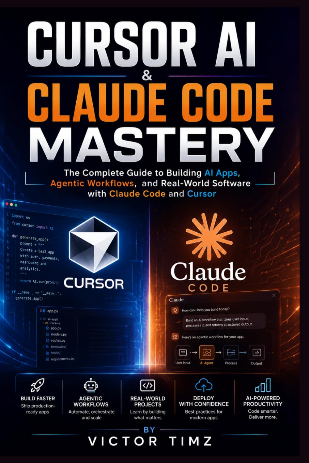 Cursor Ai & Claude Code Mastery: The Complete Guide to Building AI Apps, Agentic Workflows, and Real-World Software with Claude Code and Cursor