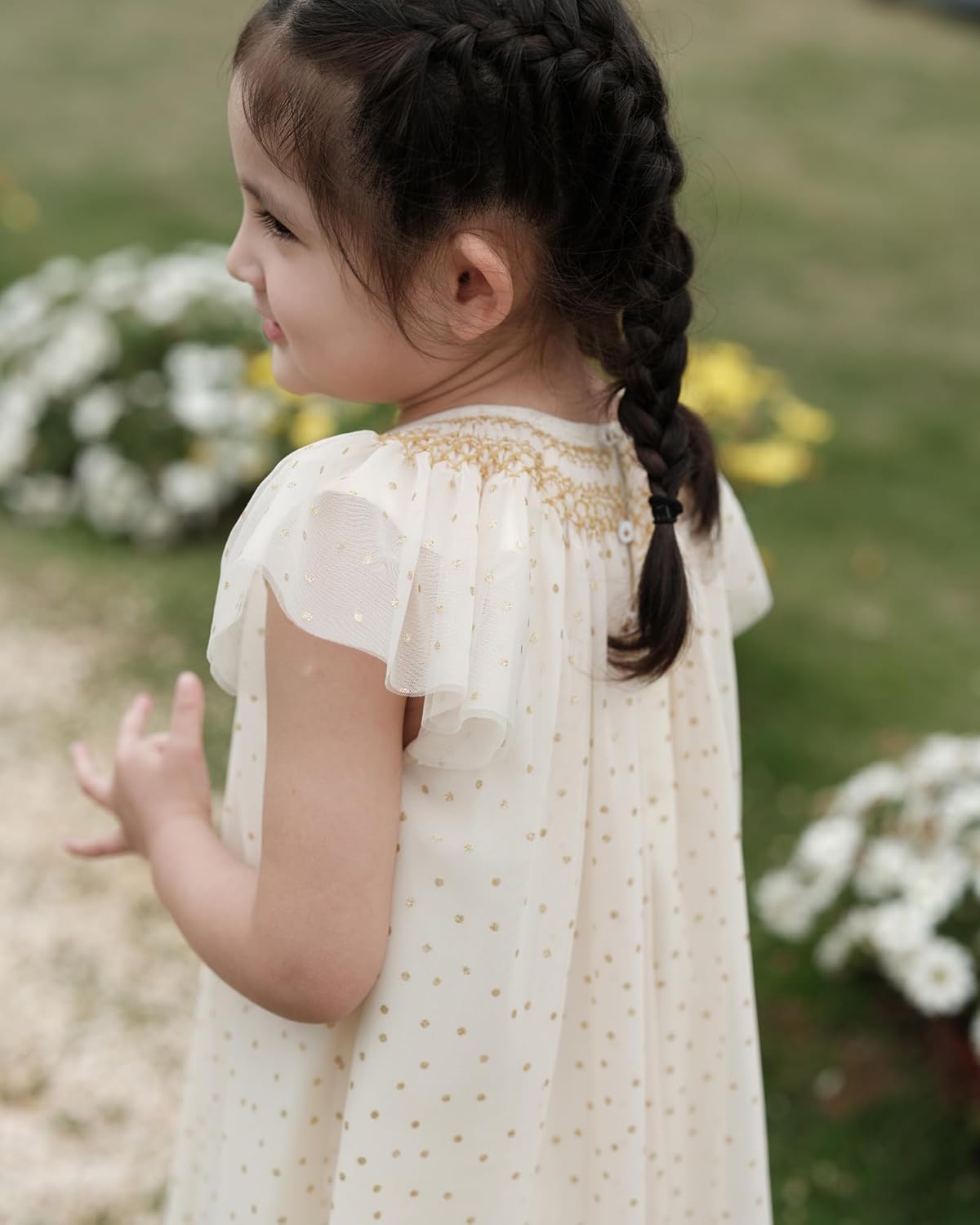 Baby Girl Smocked DressToddlers Cotton Casual Outfit Sleeveless Dresses,Sundress Princess Dress for Summer - Image 3