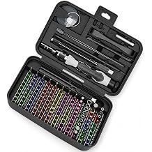 132pcs Precision Screwdriver Tool Kit,with 108 Magnetic Screwdriver Bits