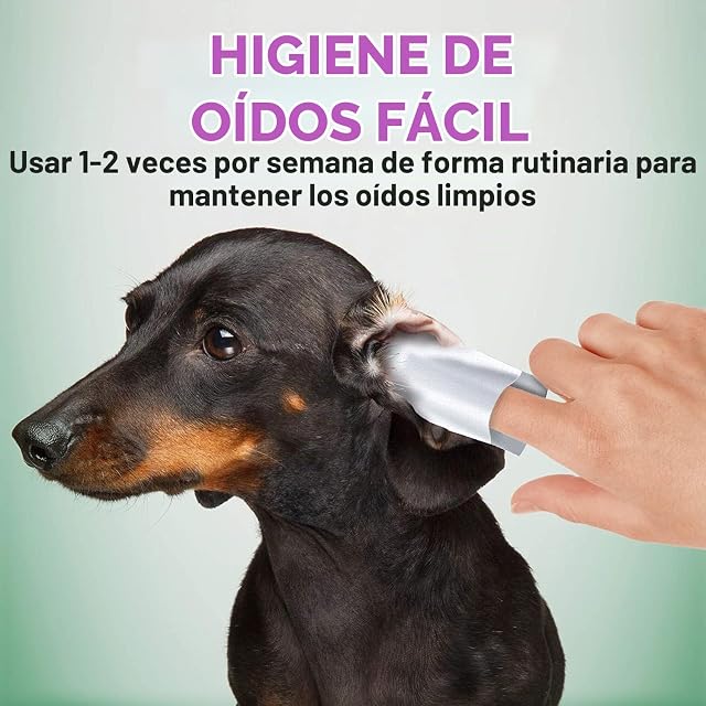 Foto 3 de 4 de Vet's Best Limpiar Ojos & Orejas Toallitas Profesionales para Perros Y Gatos - 160 Toallitas