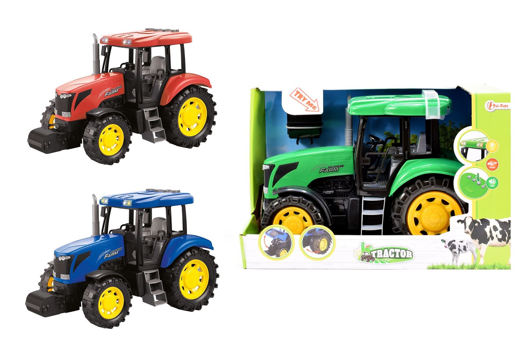 Toi Toys 28095z Tracteur De Luxe Figurine Multicolored