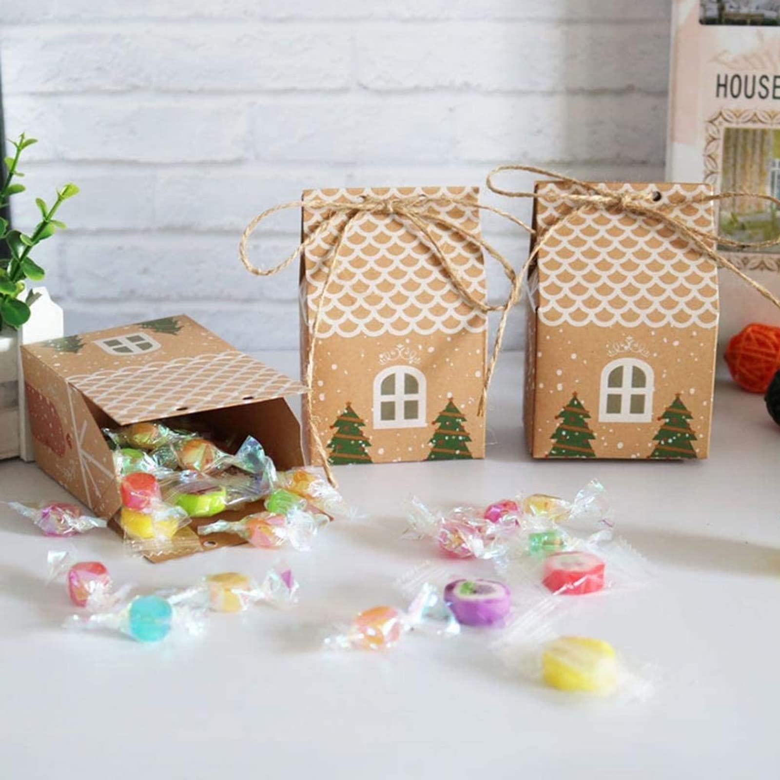 BENECREAT 72 sets 3 kleuren dobbelstenen geschenkdozen, 5,5 x