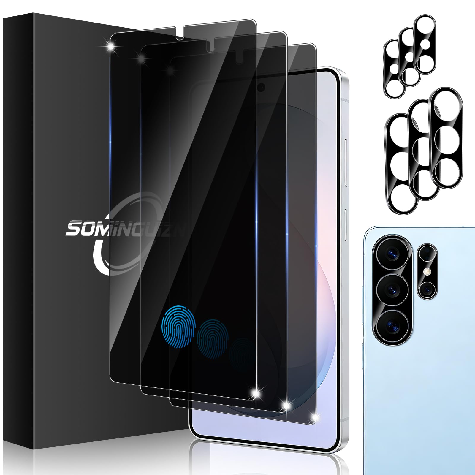 Displayschutzfolie für Samsung Galaxy, 4 + 4 Stück