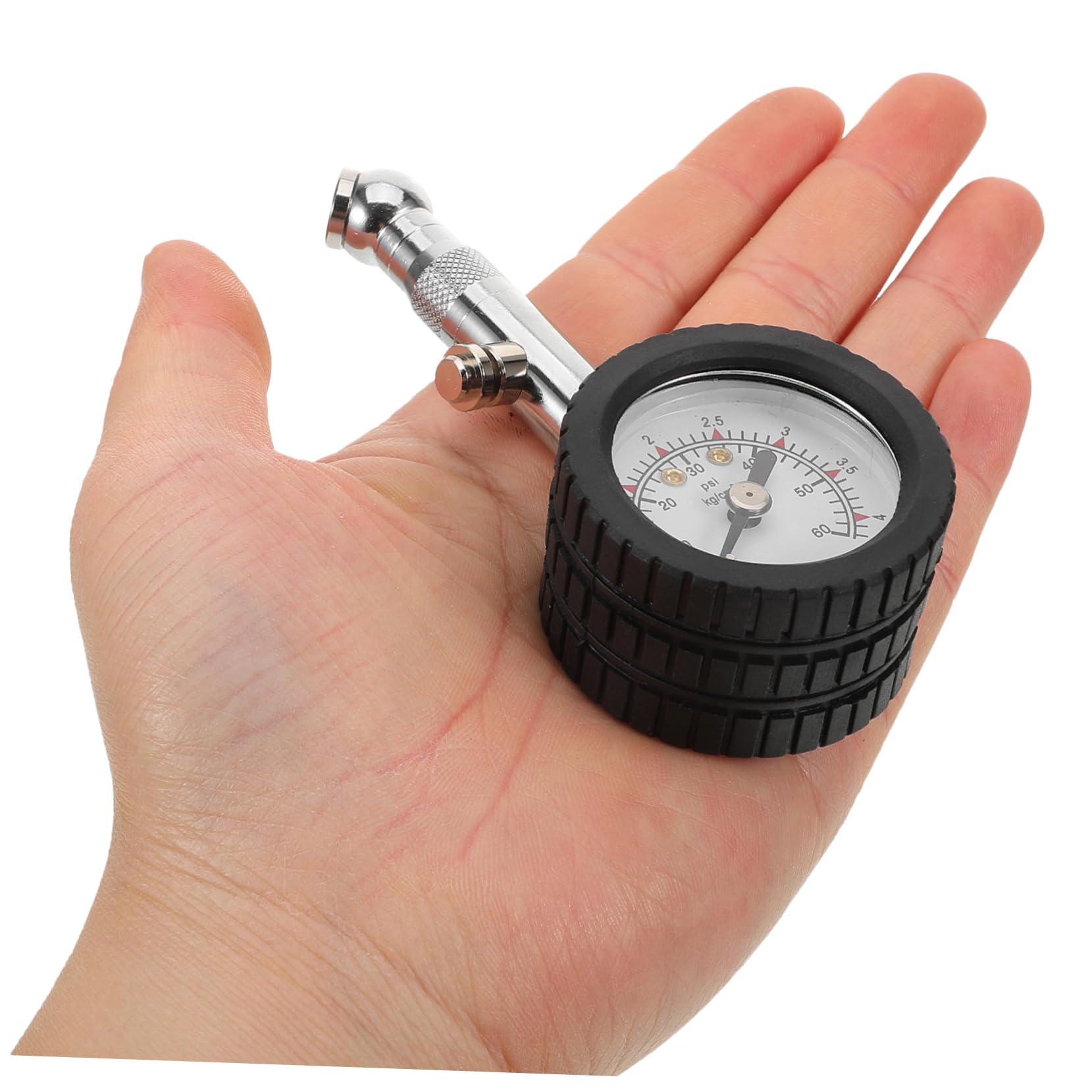 Gadpiparty 4pezzi Manometro Per Pressione Pneumatici Portatile Misuratore Di Pressione Per Auto Facile Da Usare Design Resistente Per Condizioni Dure Strumento Per Controllo