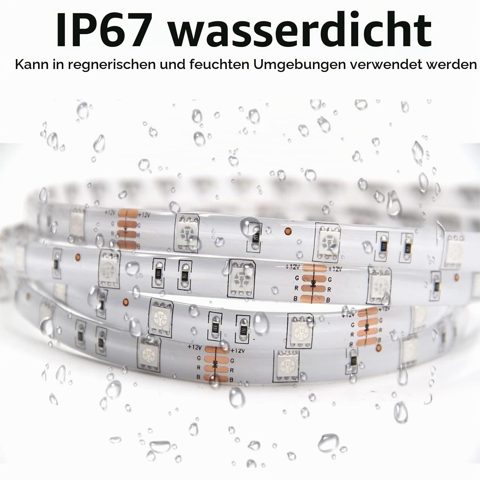 15 m RGB-Solar-LED-Lichtstreifen, warmweiß, für den Außenbereich, wasserdicht, selbstklebend, automatisches Ein-/Ausschalten, 16 Farben und 4 Modi, mit Fernbedienung, ideal für Terrasse