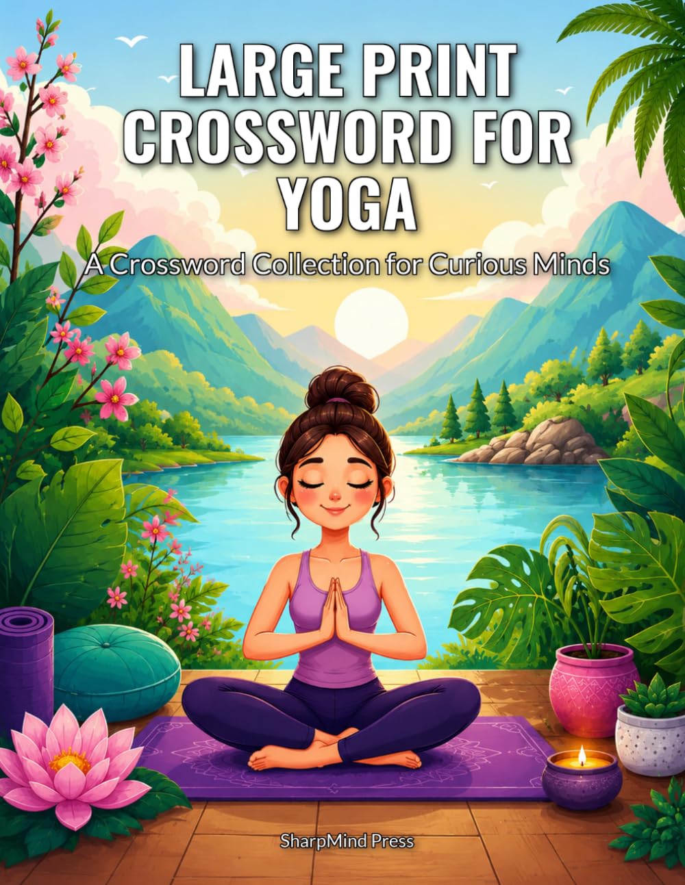 Large Print Crossword for Yoga: A Crossword Collection for Curious Minds