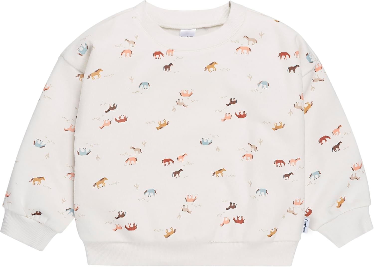 Gerber Baby Girls' Toddler 2-piece Fleece Sweatshirt and Jogger Set - Image 2