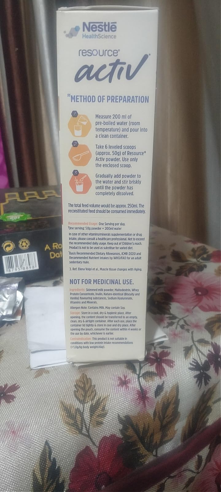 Buy RESOURCE Nestlé Active, High Protein Shake with New Edge Formula ...